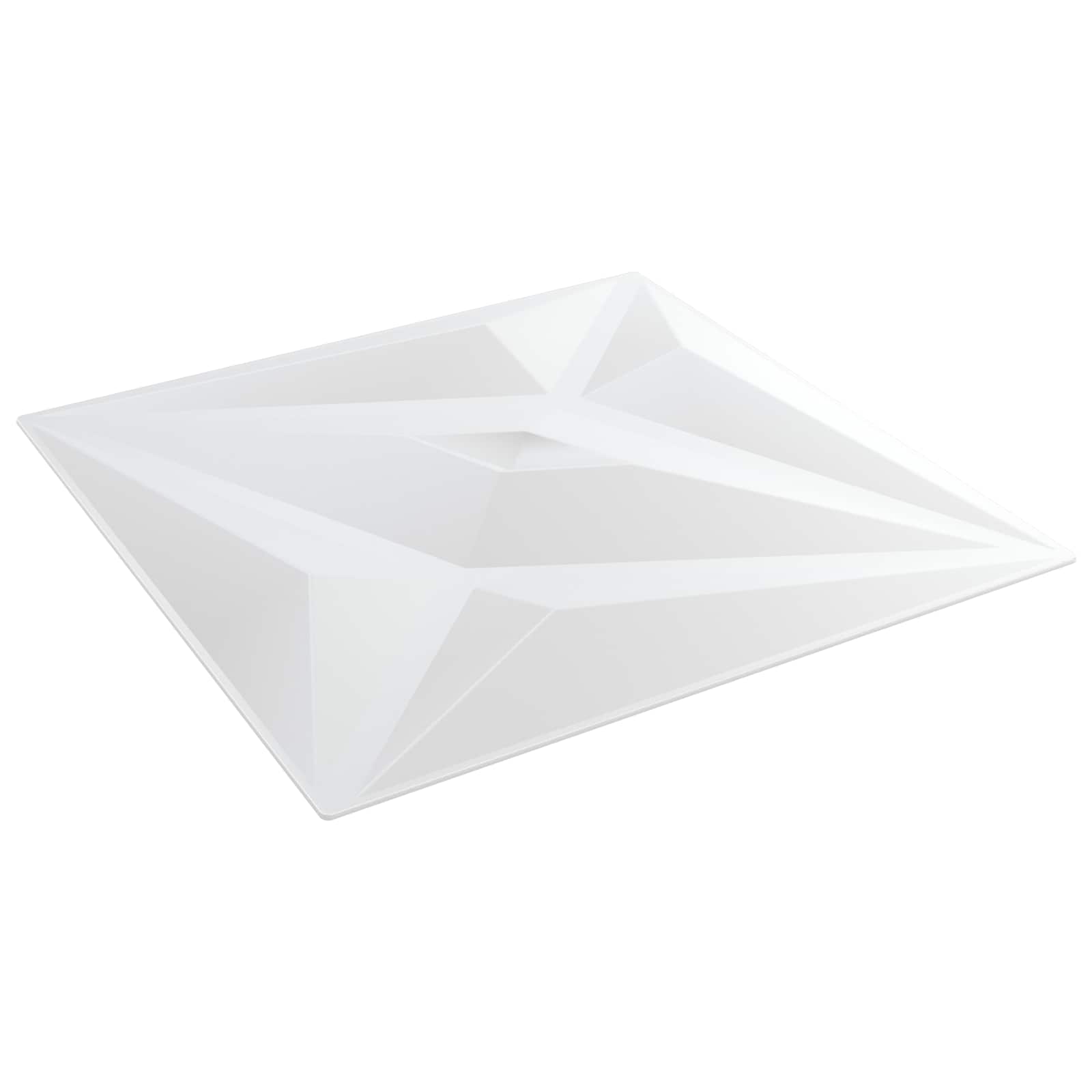 Zidne panele 24 pcs Bijela zvijezda 50 x 50 cm XPS pjena