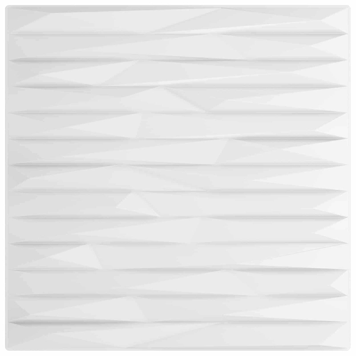 Zidne panele 48 pcs Bijeli Kamen 50 x 50 cm XPS pjena