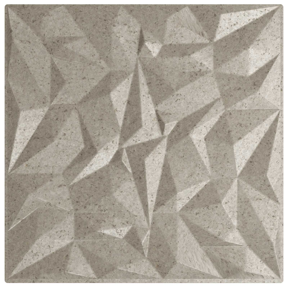 Zidne panele 12 pcs Ametist beton 50 x 50 cm XPS pjena