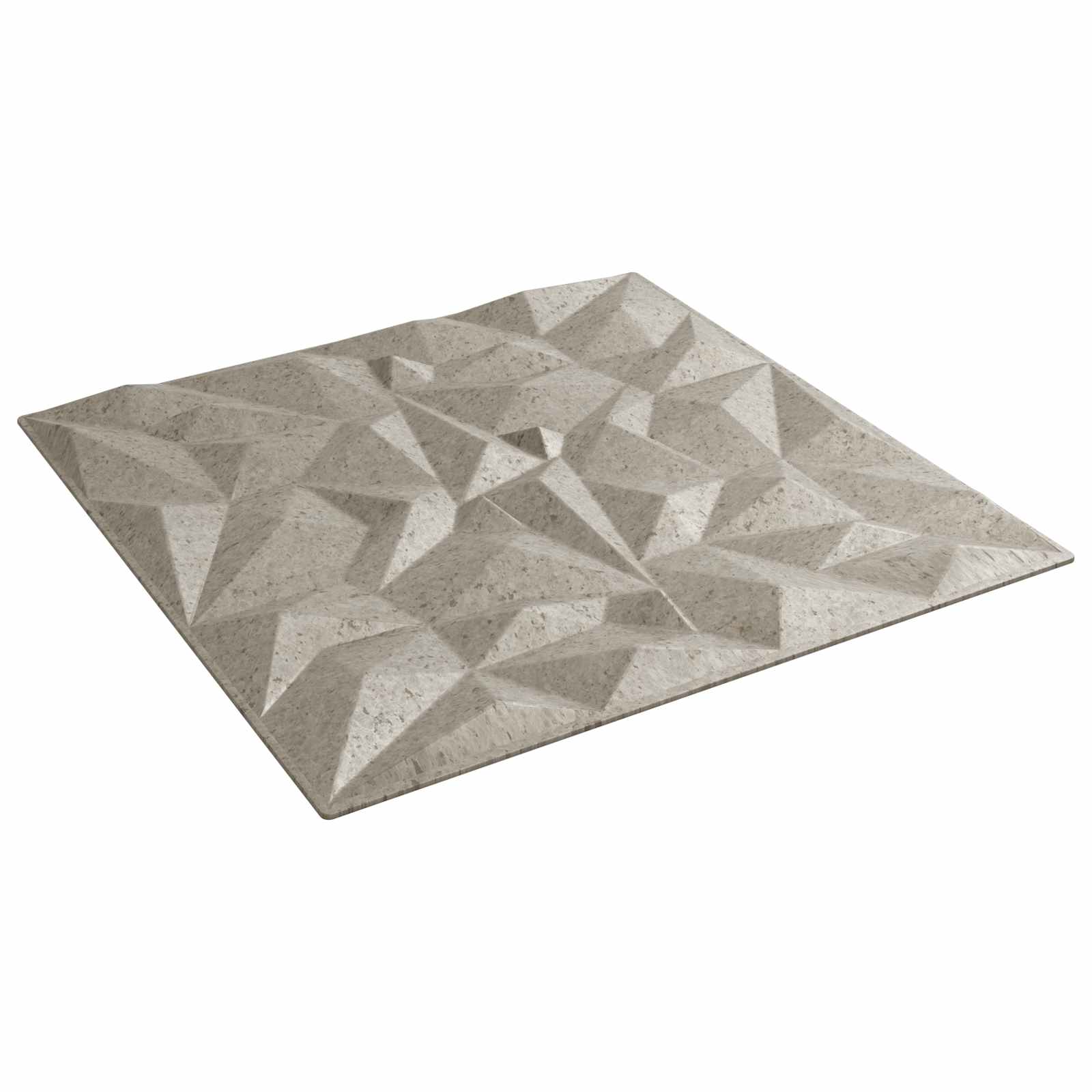 Zidne panele 48 pcs Ametist beton 50 x 50 cm XPS pjena