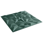 Zidne panele 24 pcs Ametist zelena 50 x 50 cm XPS pjena