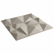 Zidne panele 12 pcs Dijamant beton 50 x 50 cm XPS pjena