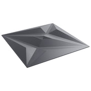 Zidne panele Zvijezda 24 pcs Zvijezda siva 50 x 50 cm XPS pjena