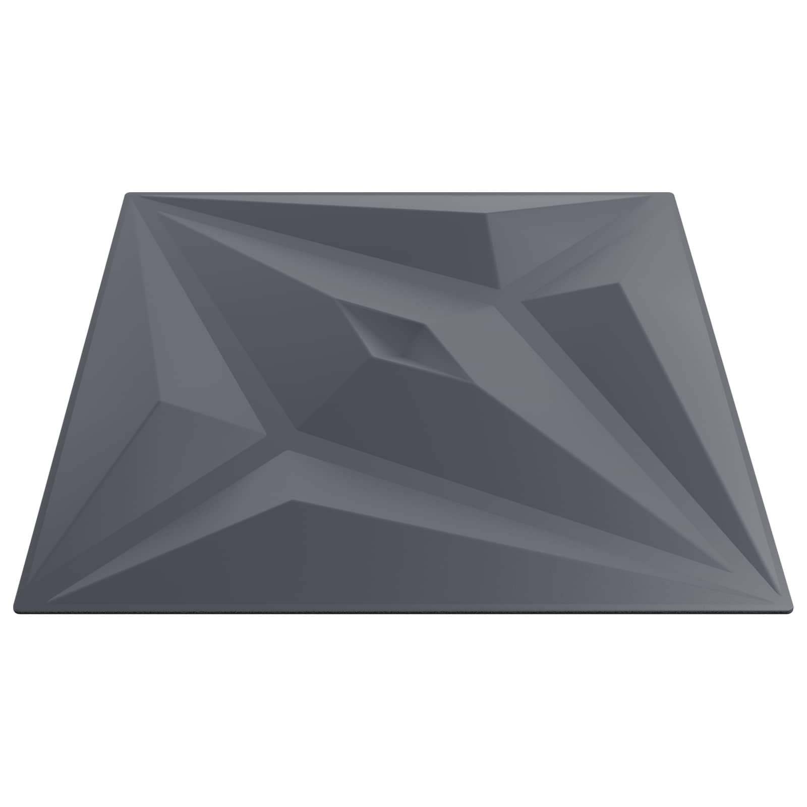 Zidne panele Zvijezda 24 pcs Zvijezda siva 50 x 50 cm XPS pjena
