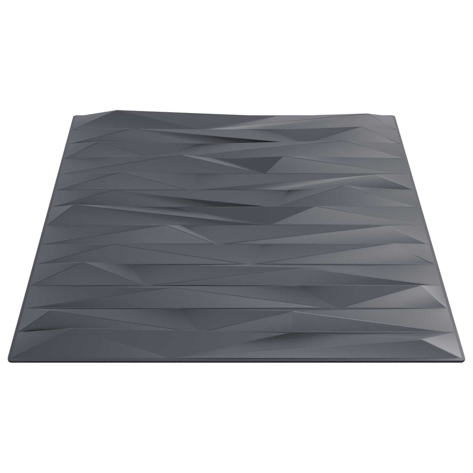 Zidne panele 48 pcs Siva od kamena 50 x 50 cm XPS pjena