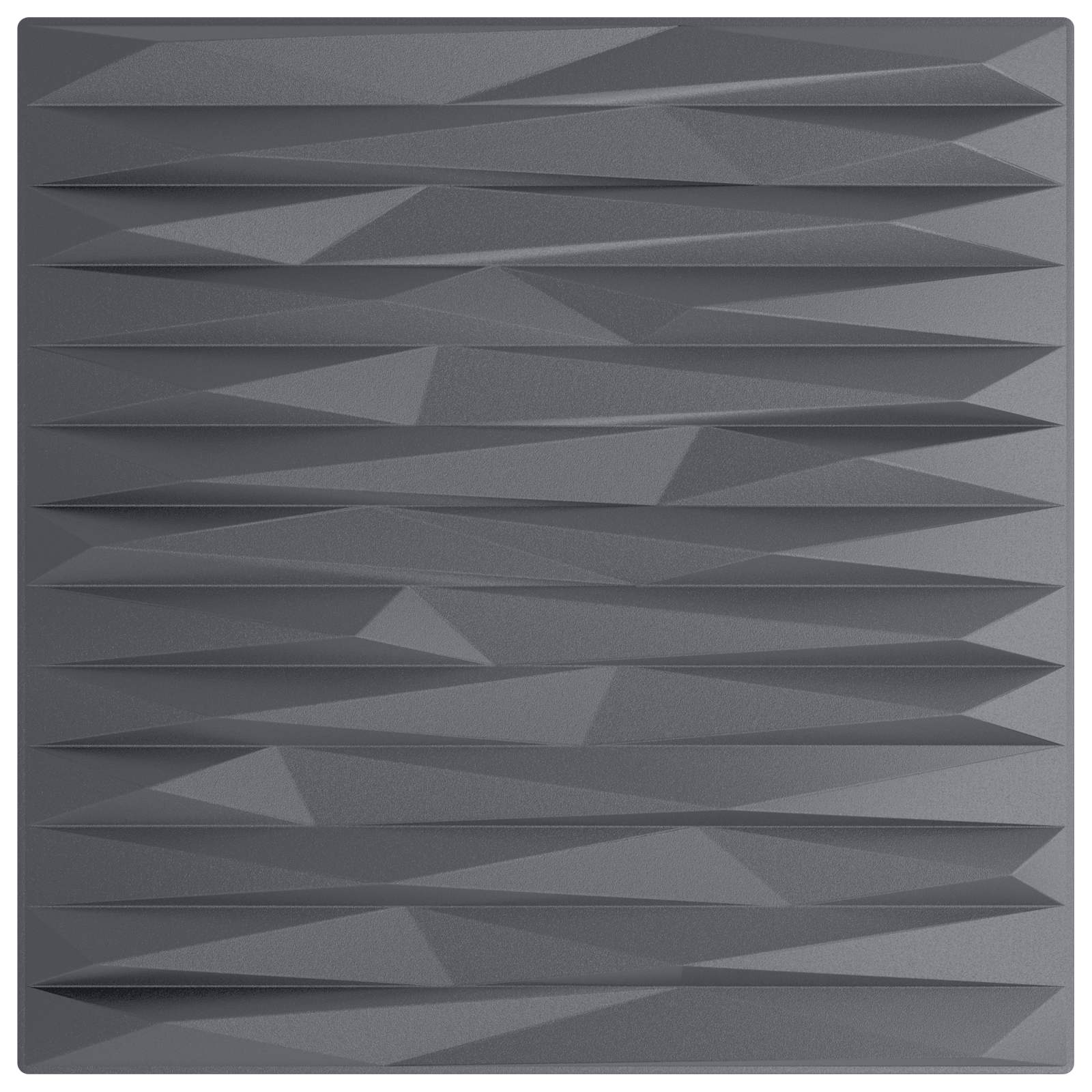 Zidne panele 48 pcs Siva od kamena 50 x 50 cm XPS pjena