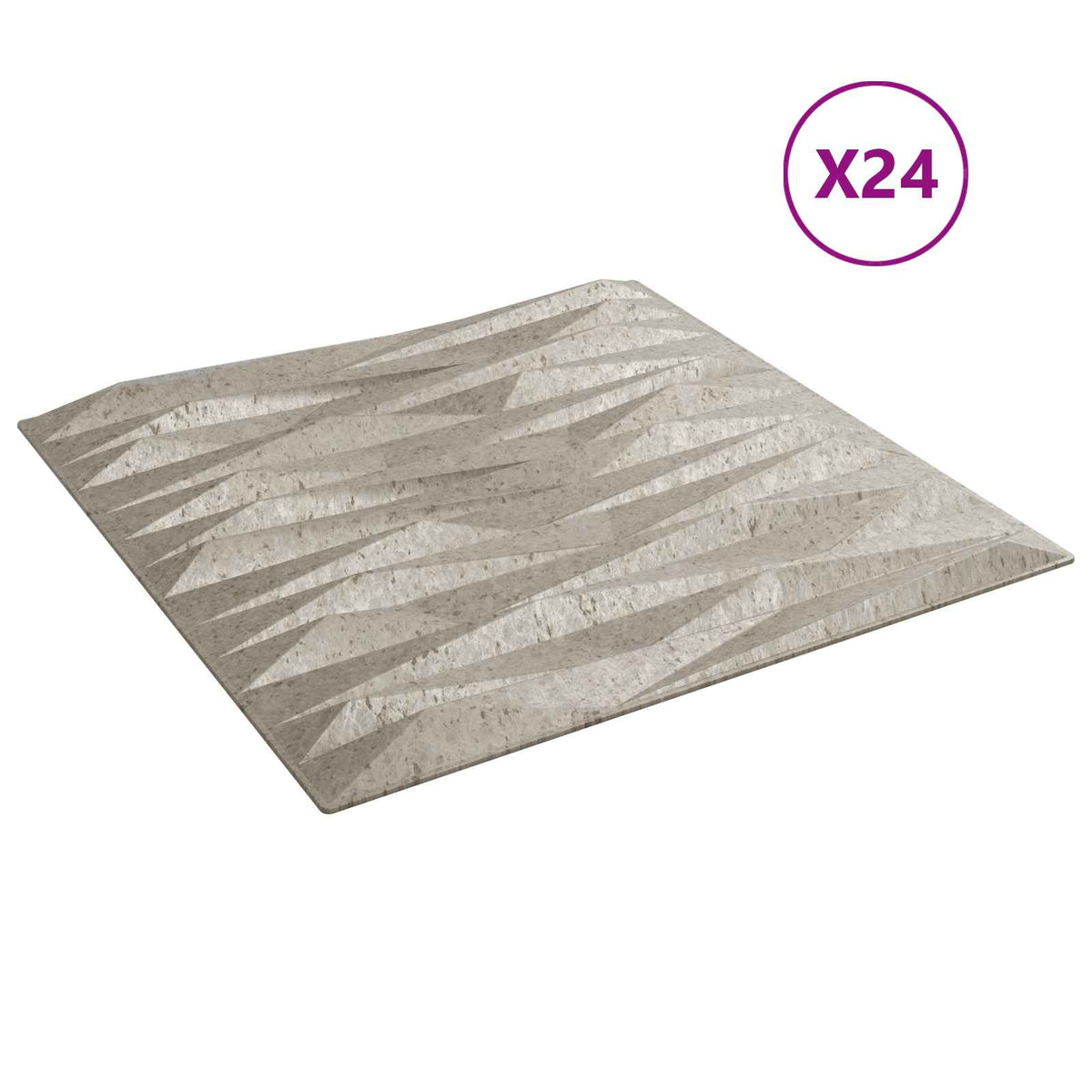 Zidne panele 24 pcs Kamen beton 50 x 50 cm XPS pjena