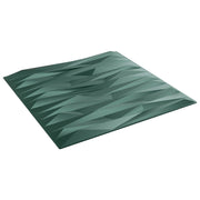 Zidne panele 48 pcs Kamen zelena 50 x 50 cm XPS pjena