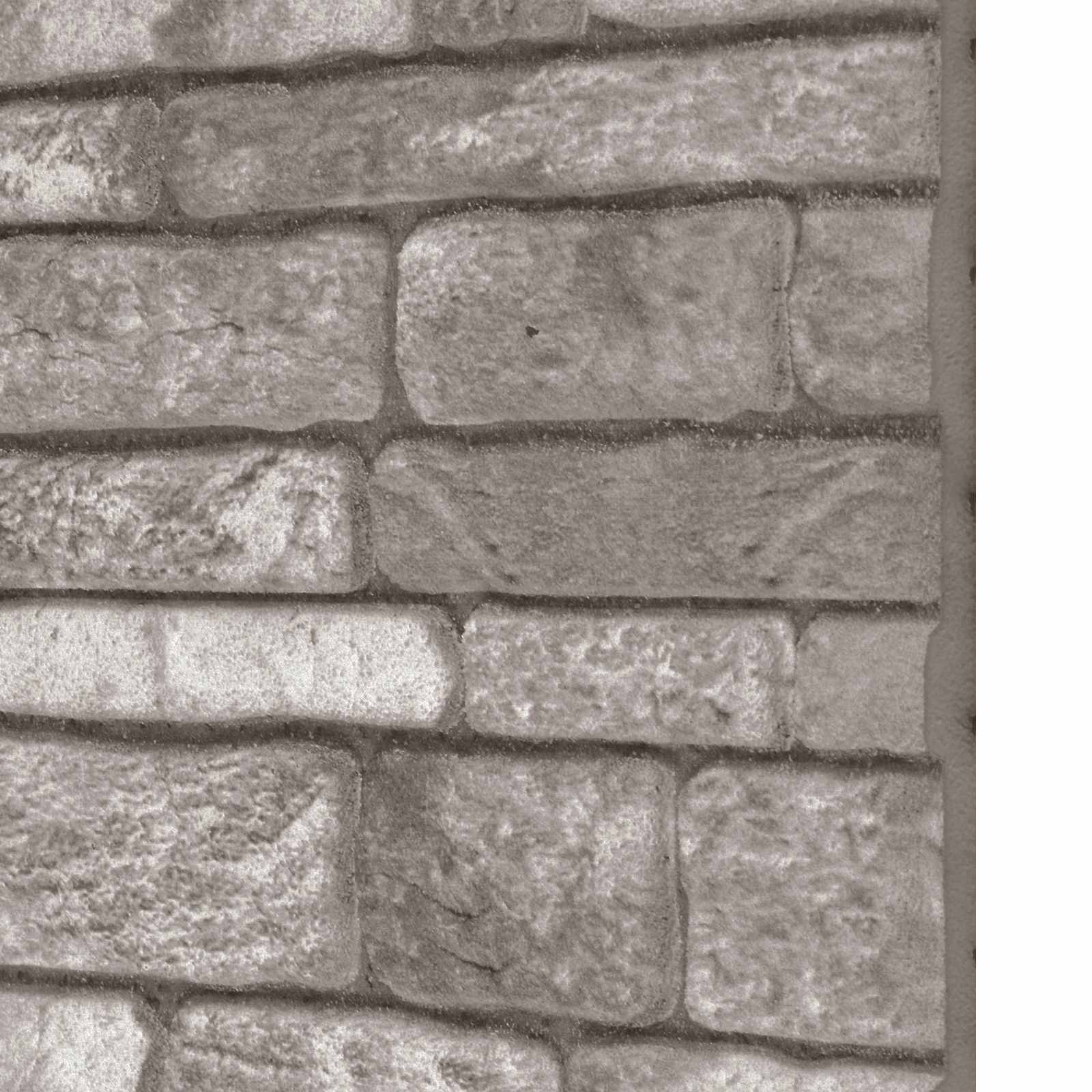 Zidne panele 10 pcs Tamnosiva 100 x 50 cm EPS pjena