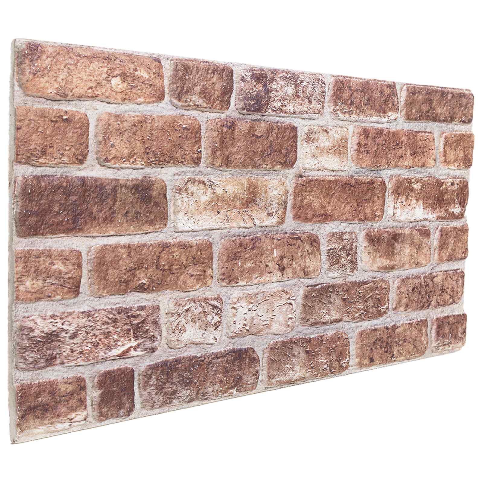 Zidne panele 10 pcs Smeđa 100 x 50 cm EPS pjena