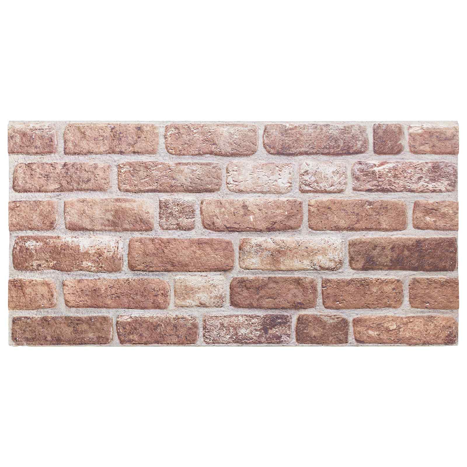 Zidne panele 10 pcs Smeđa 100 x 50 cm EPS pjena