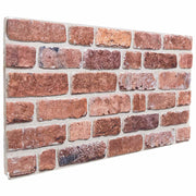 Zidne panele 10 pcs Crvena 100 x 50 cm EPS pjena