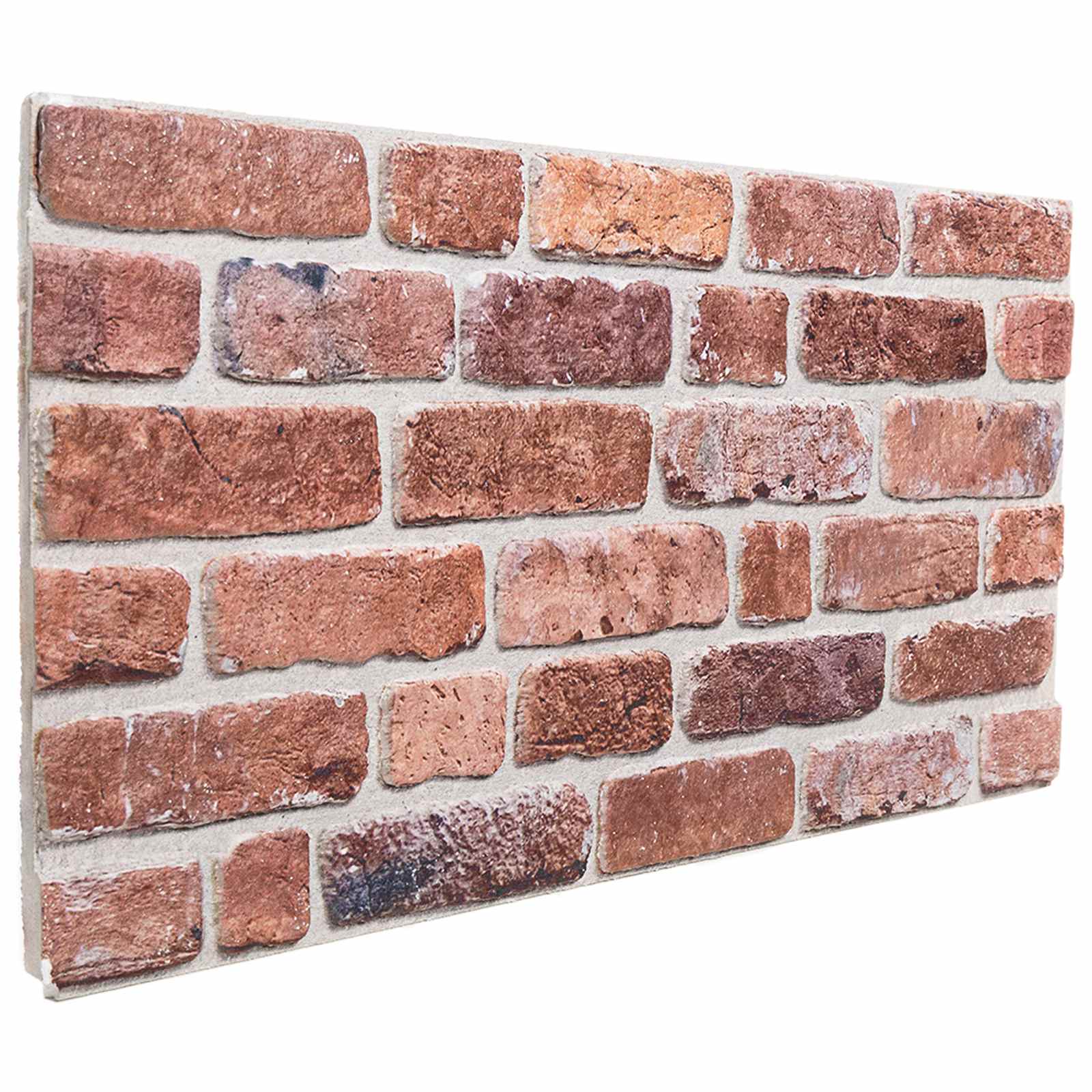 Zidne panele 10 pcs Crvena 100 x 50 cm EPS pjena