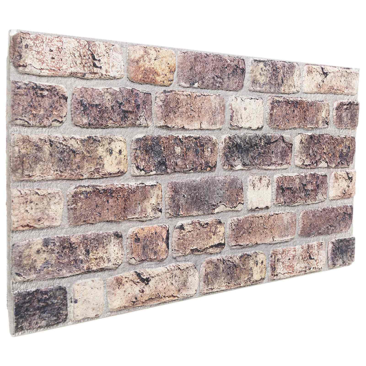 Zidne panele 10 pcs Tamno smeđa 100 x 50 cm EPS pjena