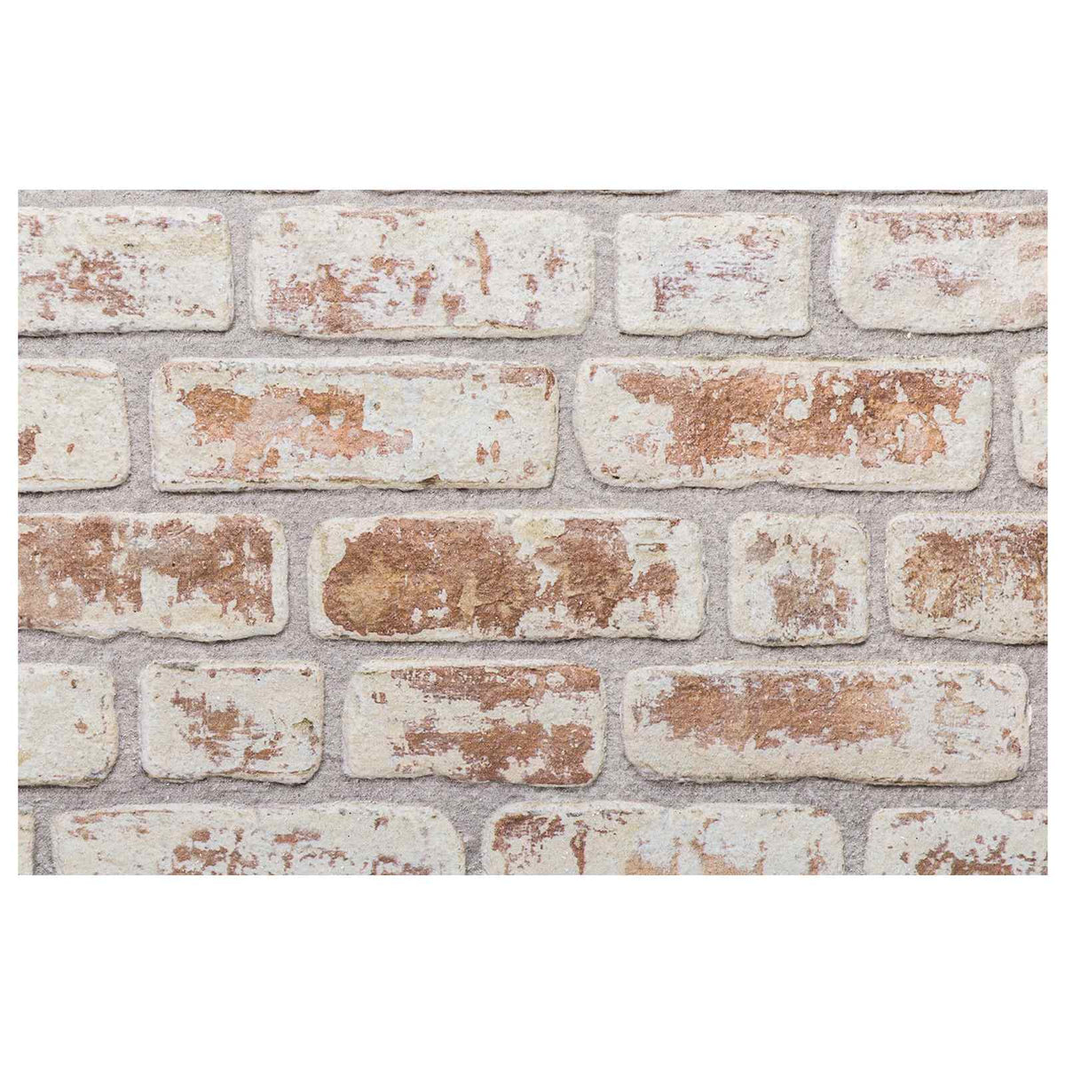 Zidne panele 10 pcs Crvena i bijela 100 x 50 cm EPS pjena