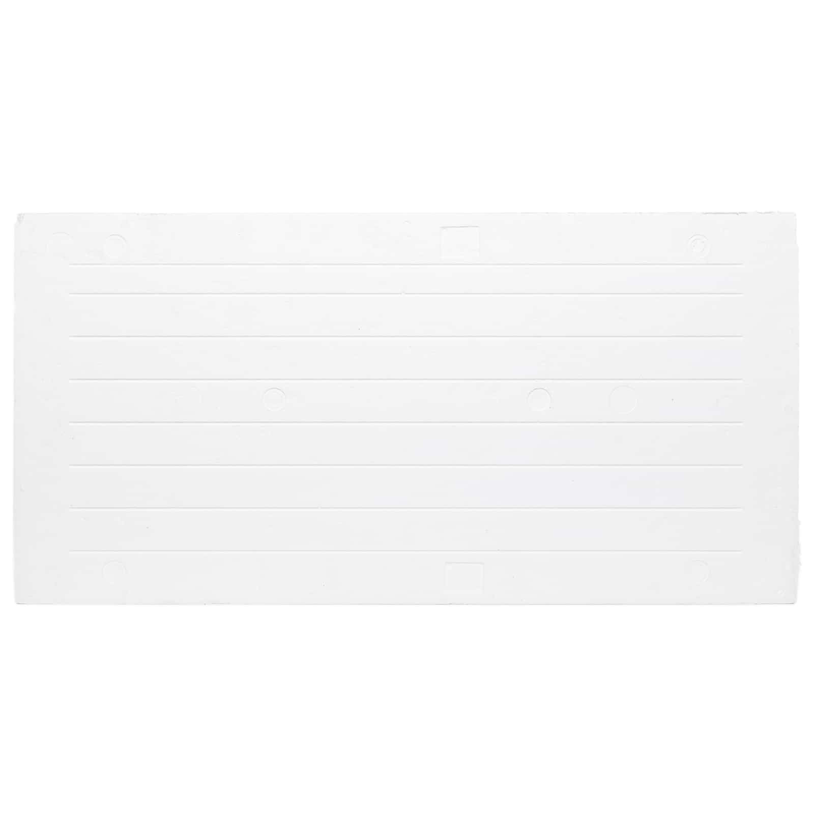 Zidne panele 10 pcs Crvena i bijela 100 x 50 cm EPS pjena