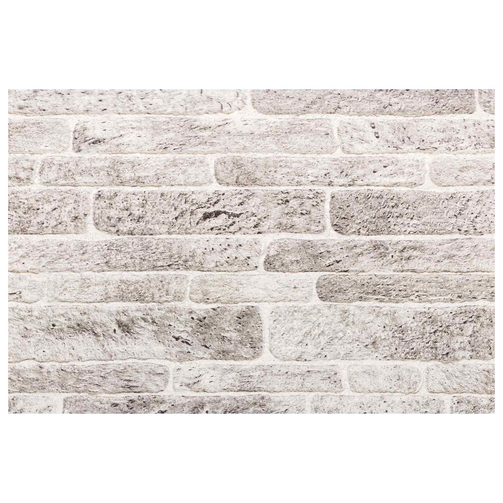 Zidne panele 10 pcs Svijetlo siva i bijela. 100 x 50 cm