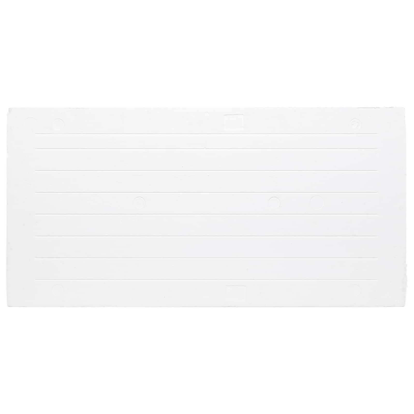 Zidne panele 10 pcs Svijetlo smeđa i bijela 100 x 50 cm