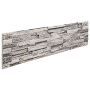 Zidne panele 10 pcs Svijetlo siva 100 x 25 cm EPS pjena