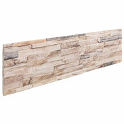 Zidne panele 10 pcs Bijela i crvena 100 x 25 cm EPS pjena