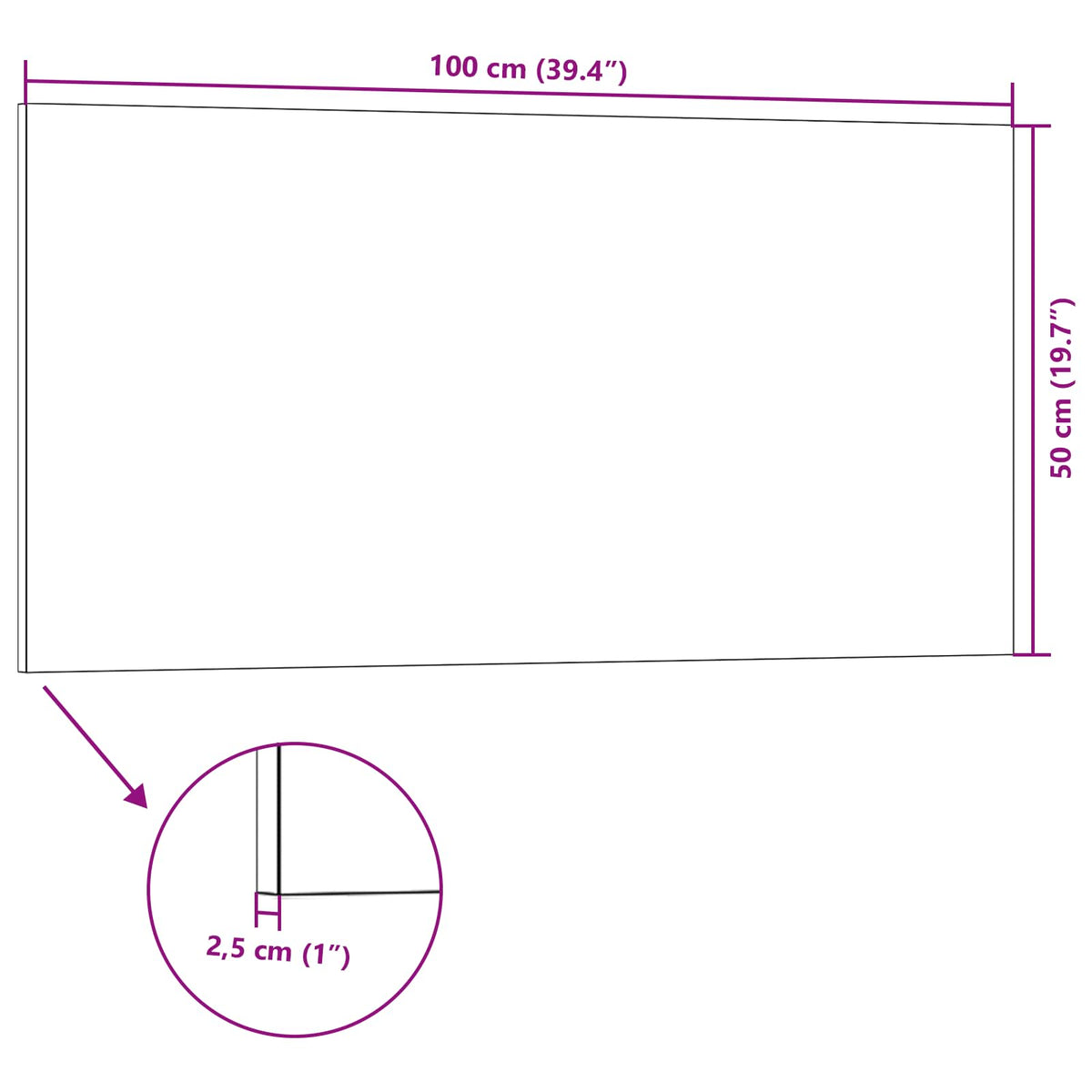 Zidne panele 5 pcs Svijetlosmeđa 100 x 50 cm EPS pjena