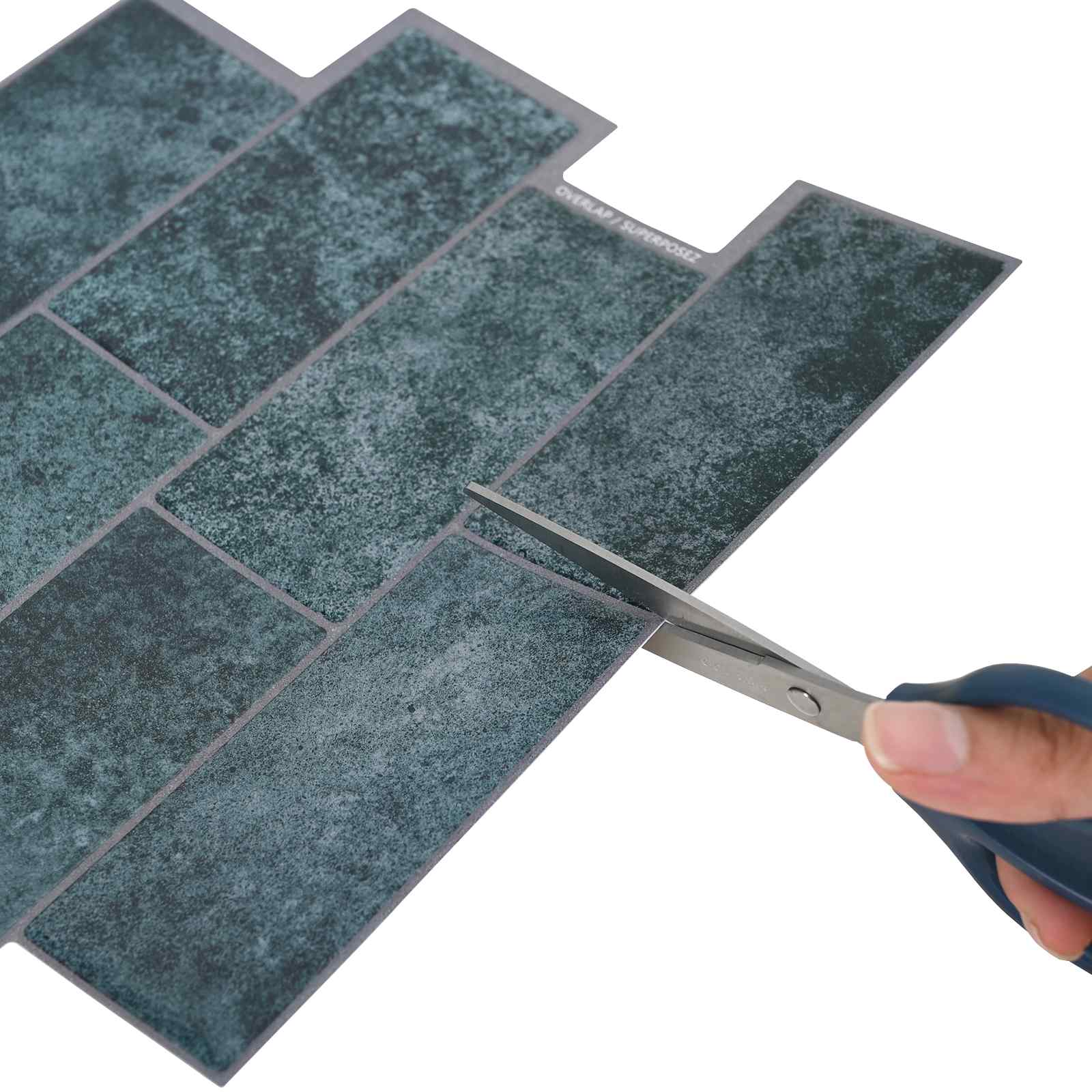 Subway pločica 50 pcs Plava Zelena 29 x 21 cm Poliuretan i PET