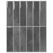 Pravougaona keramika 50 pcs Siva 29 x 23 x 0,08 cm