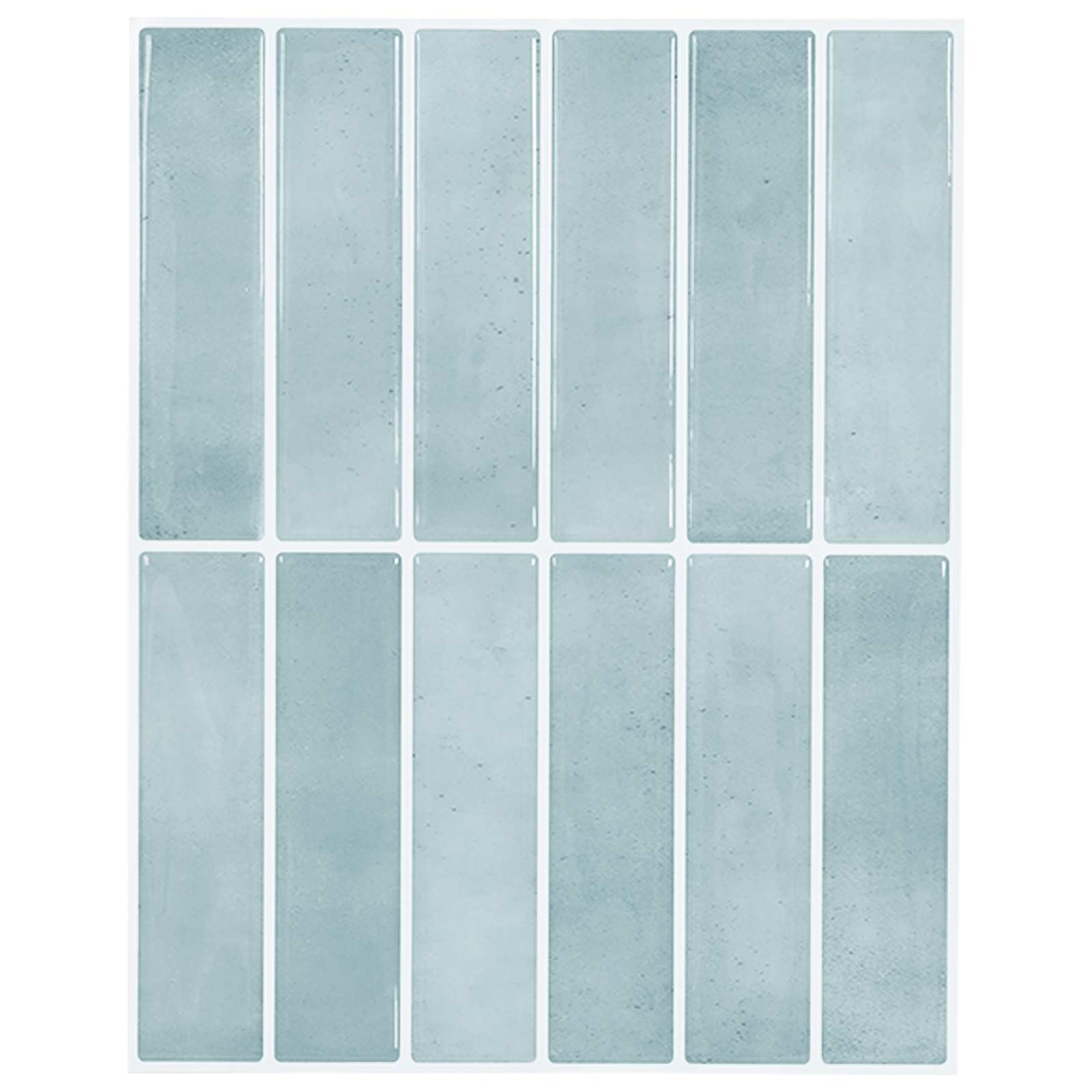 Pravougaona keramika 50 pcs Siva zelena 29 x 23 x 0,08 cm