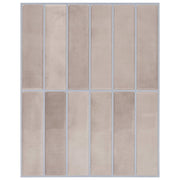 Pravougaona keramika 20 pcs Bež kava 29 x 23 x 0,08 cm