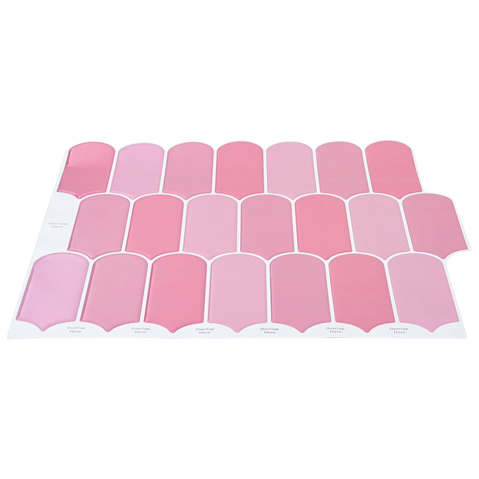 Pernata pločica 50 pcs Ružičasta 30 x 30 cm Poliuretan i PET