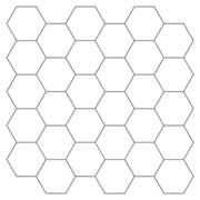 Heksagonska pločica 20 pcs Bijela siva 30 x 30 cm