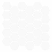 Heksagonska pločica 50 pcs Bijela 30 x 30 cm Poliuretan i PET