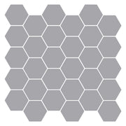 Heksagonska pločica 10 pcs Siva 30 x 30 cm Poliuretan i PET