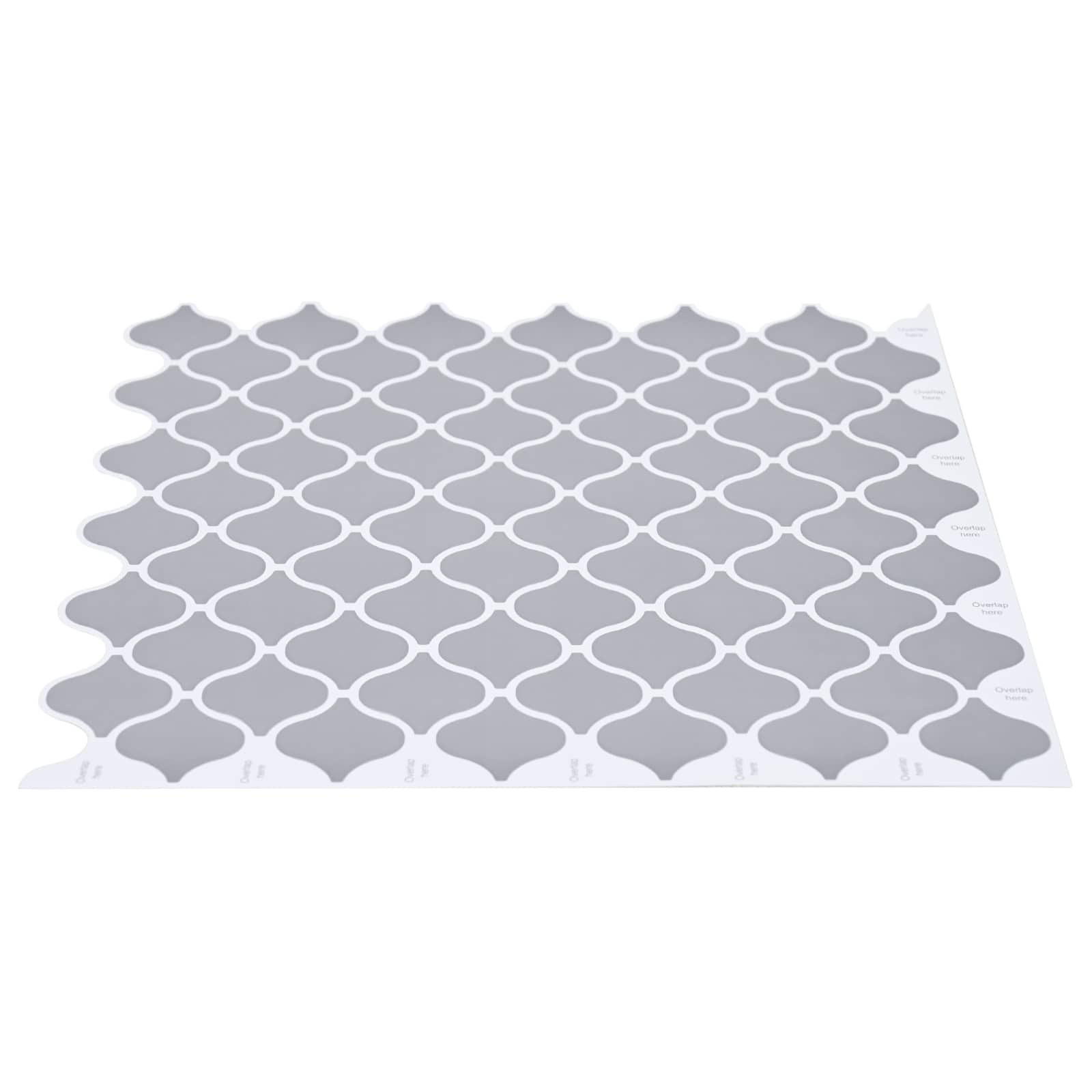 Lanturn ploča 20 pcs Siva 27 x 27 cm Poliuretan i PET