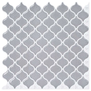 Lanturn ploča 20 pcs Siva 27 x 27 cm Poliuretan i PET