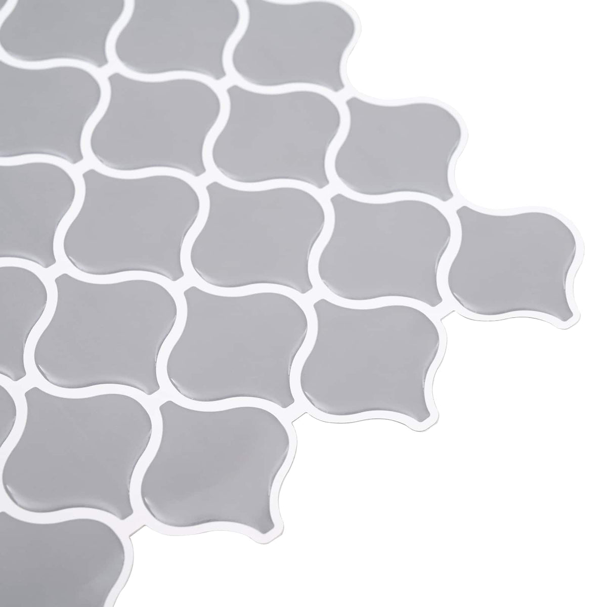 Lanturn ploča 50 pcs Siva 27 x 27 cm Poliuretan i PET