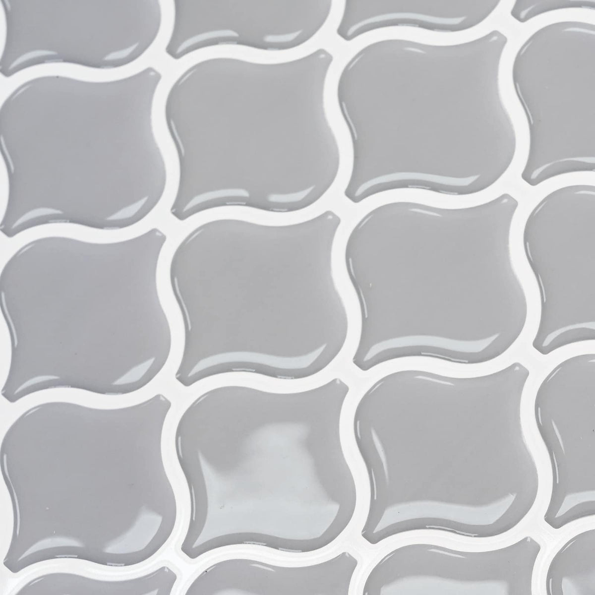 Lanturn ploča 50 pcs Siva 27 x 27 cm Poliuretan i PET