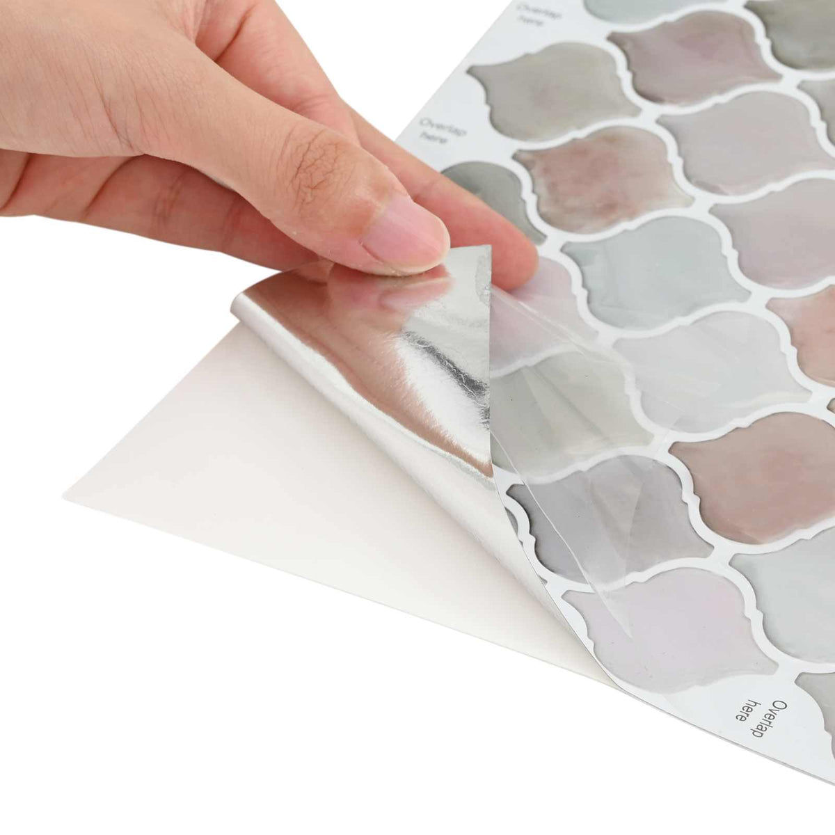 Lanturn ploča 10 pcs Bež 27 x 27 cm Poliuretan i PET