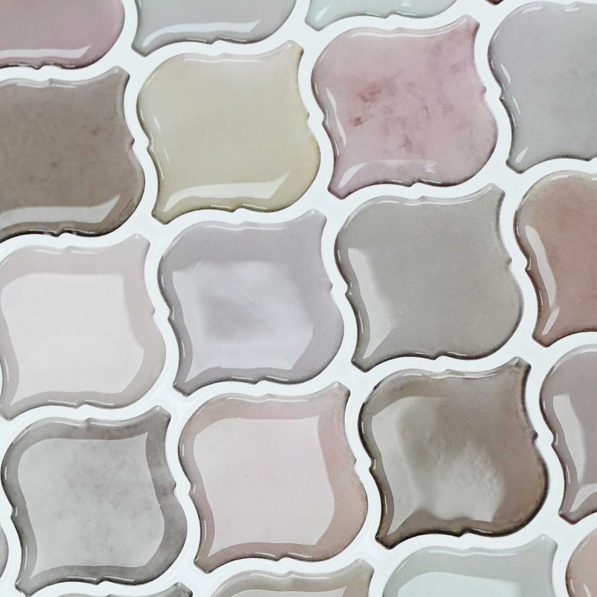 Lanturn ploča 10 pcs Bež 27 x 27 cm Poliuretan i PET
