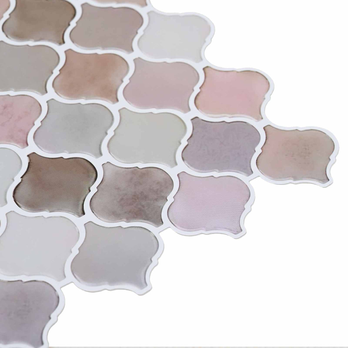 Lanturn ploča 20 pcs Bež 27 x 27 cm Poliuretan i PET