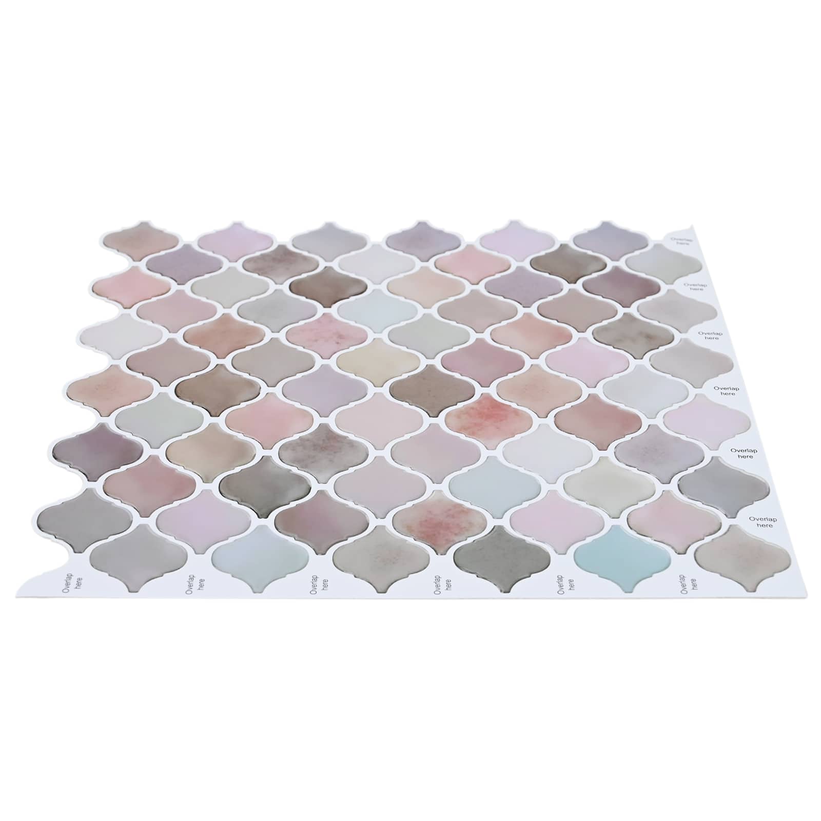 Lanturn ploča 20 pcs Bež 27 x 27 cm Poliuretan i PET