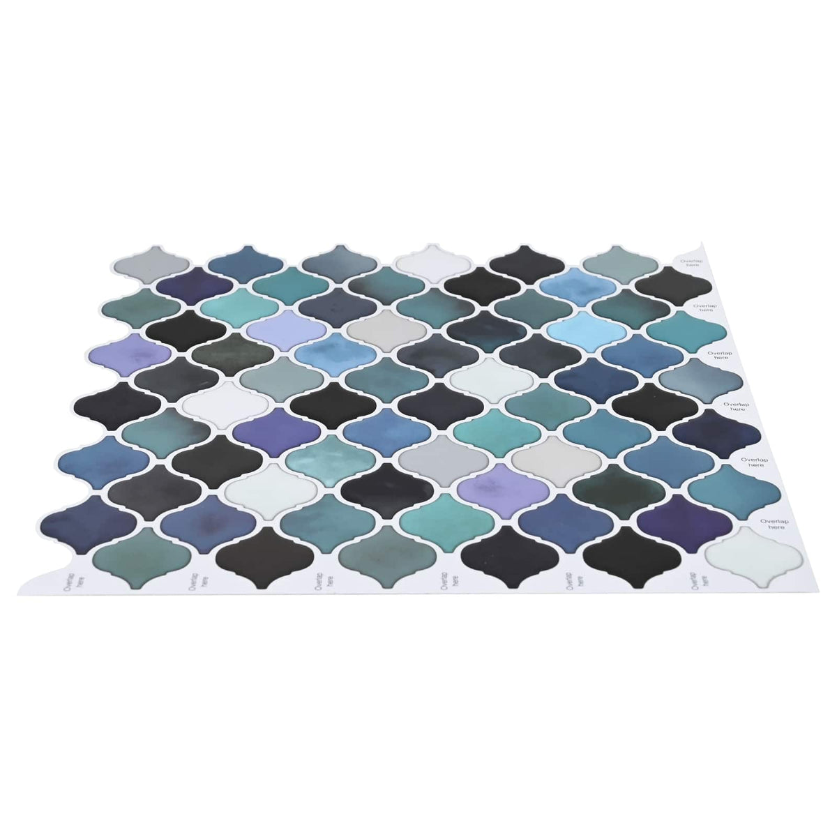 Lanturn ploča 10 pcs Plava Zelena 27 x 27 cm Poliuretan i PET