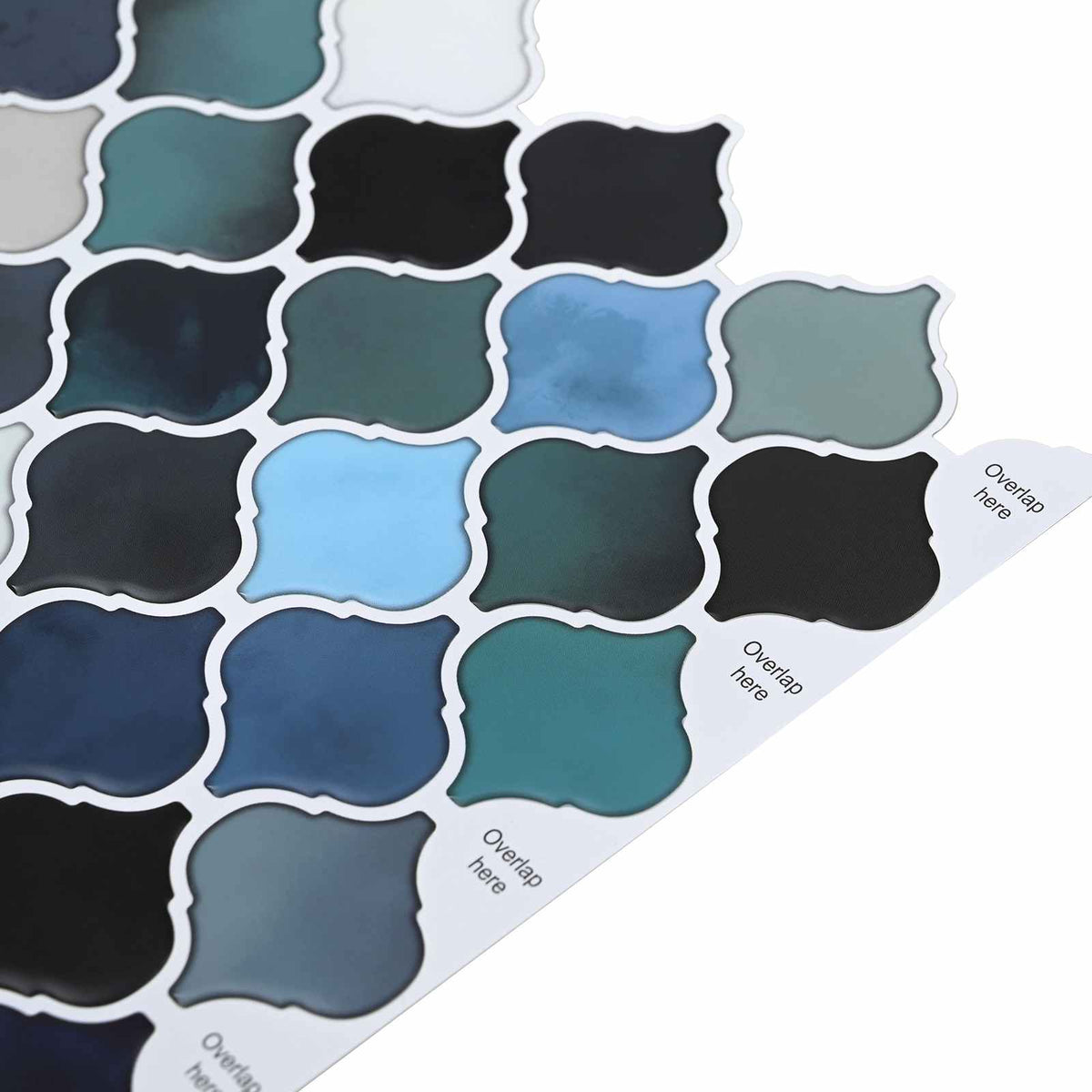 Lanturn ploča 50 pcs Plava Zelena 27 x 27 cm Poliuretan i PET