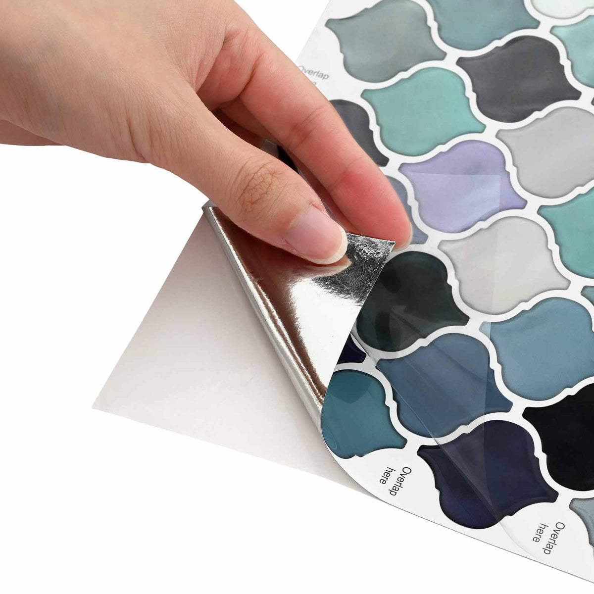 Lanturn ploča 50 pcs Plava Zelena 27 x 27 cm Poliuretan i PET