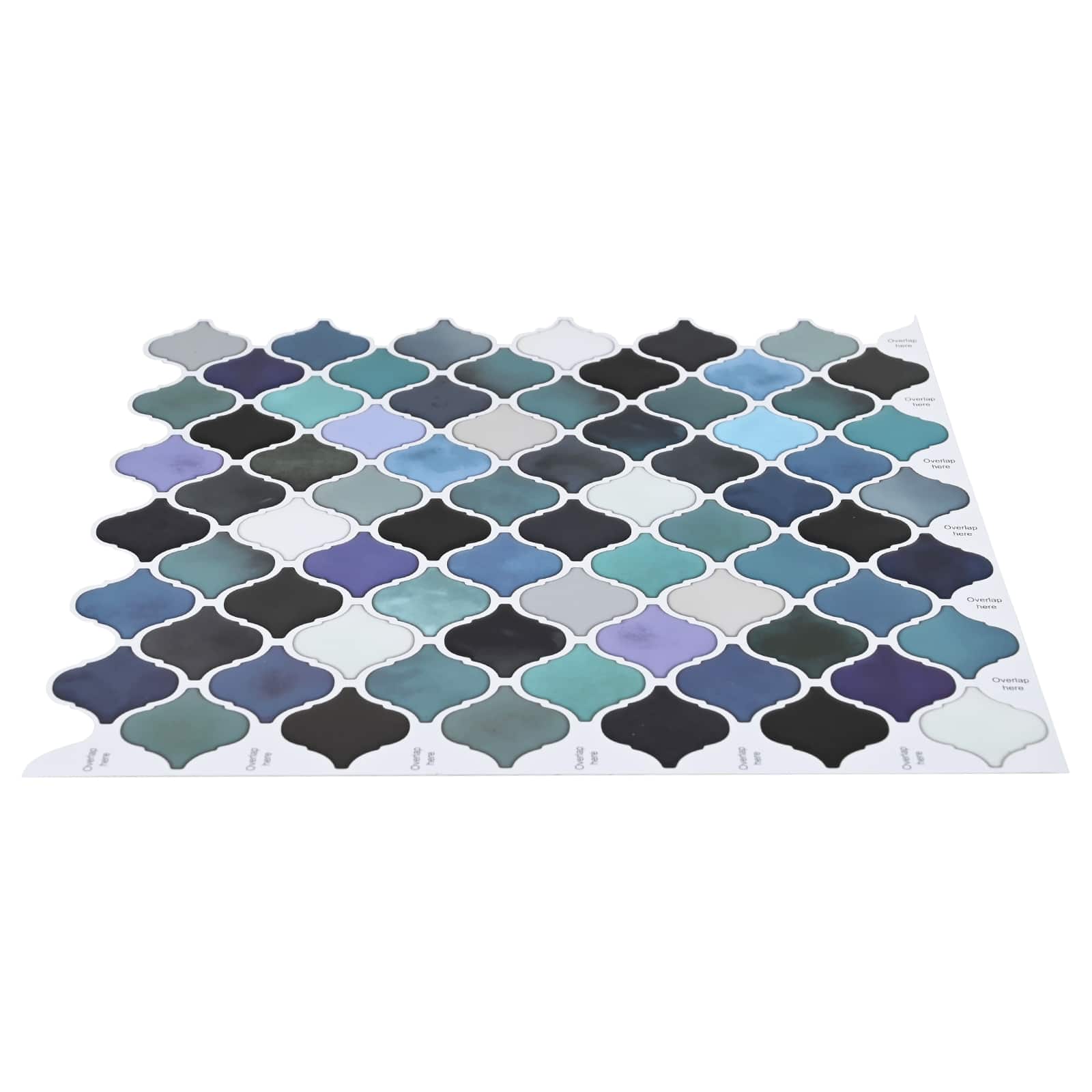 Lanturn ploča 50 pcs Plava Zelena 27 x 27 cm Poliuretan i PET