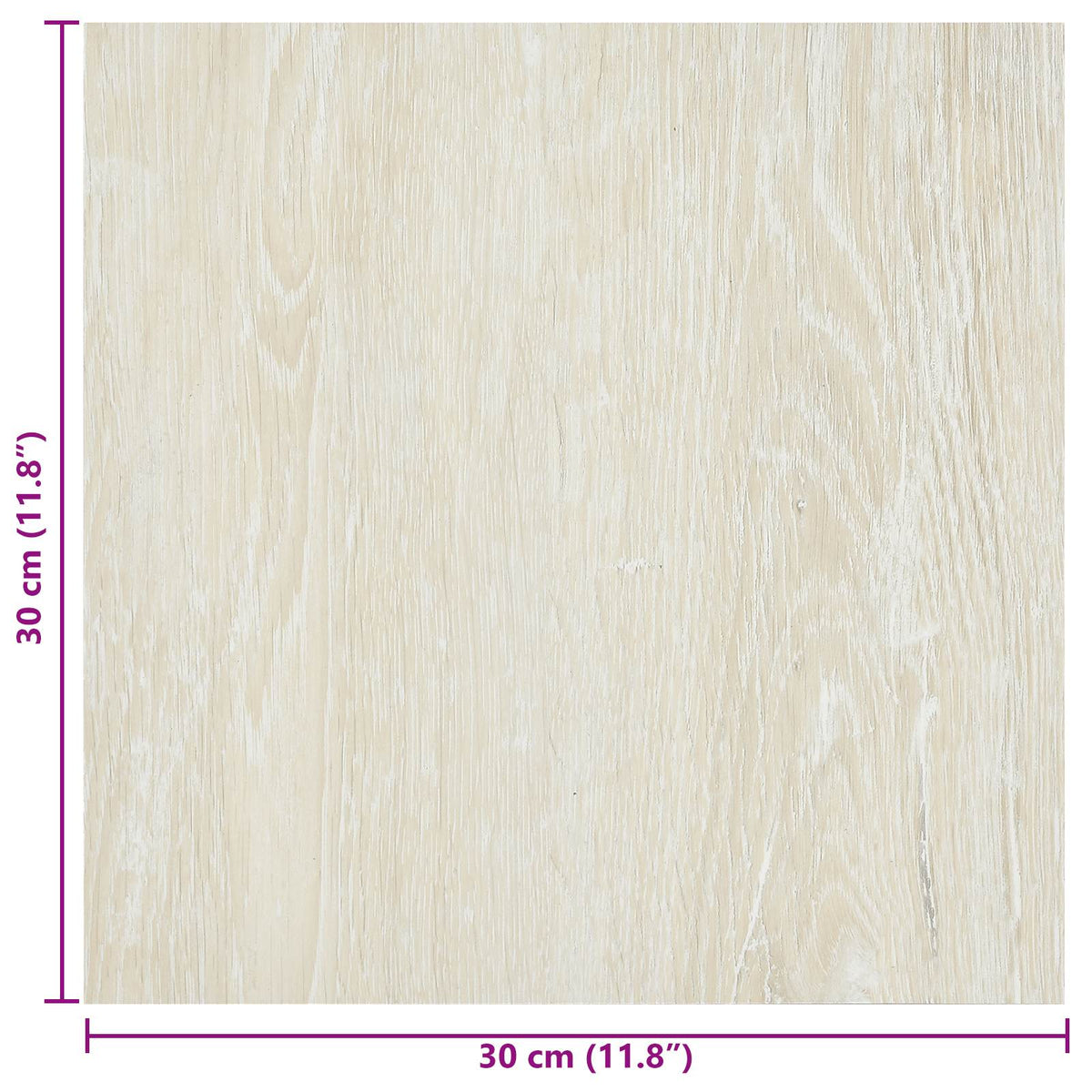 Samoljepljive Pločice za Pod 30,5 x 30,5 cm 20 pcs PVC Krem