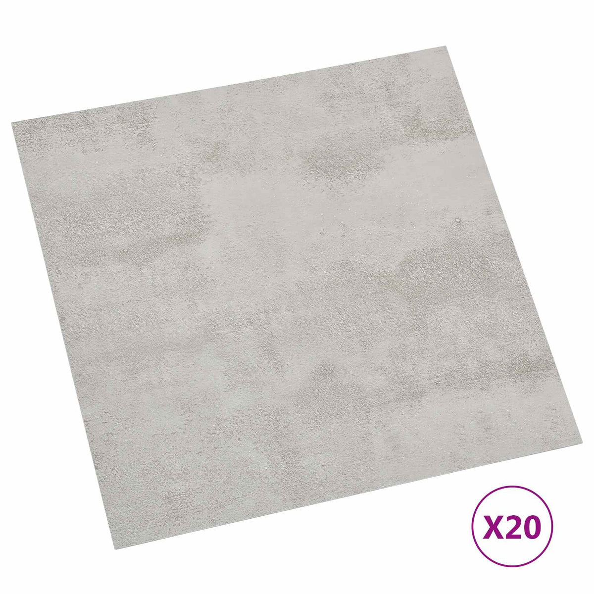 Samoljepljive Pločice za Pod Bijela i siva 30,5 x 30,5 cm