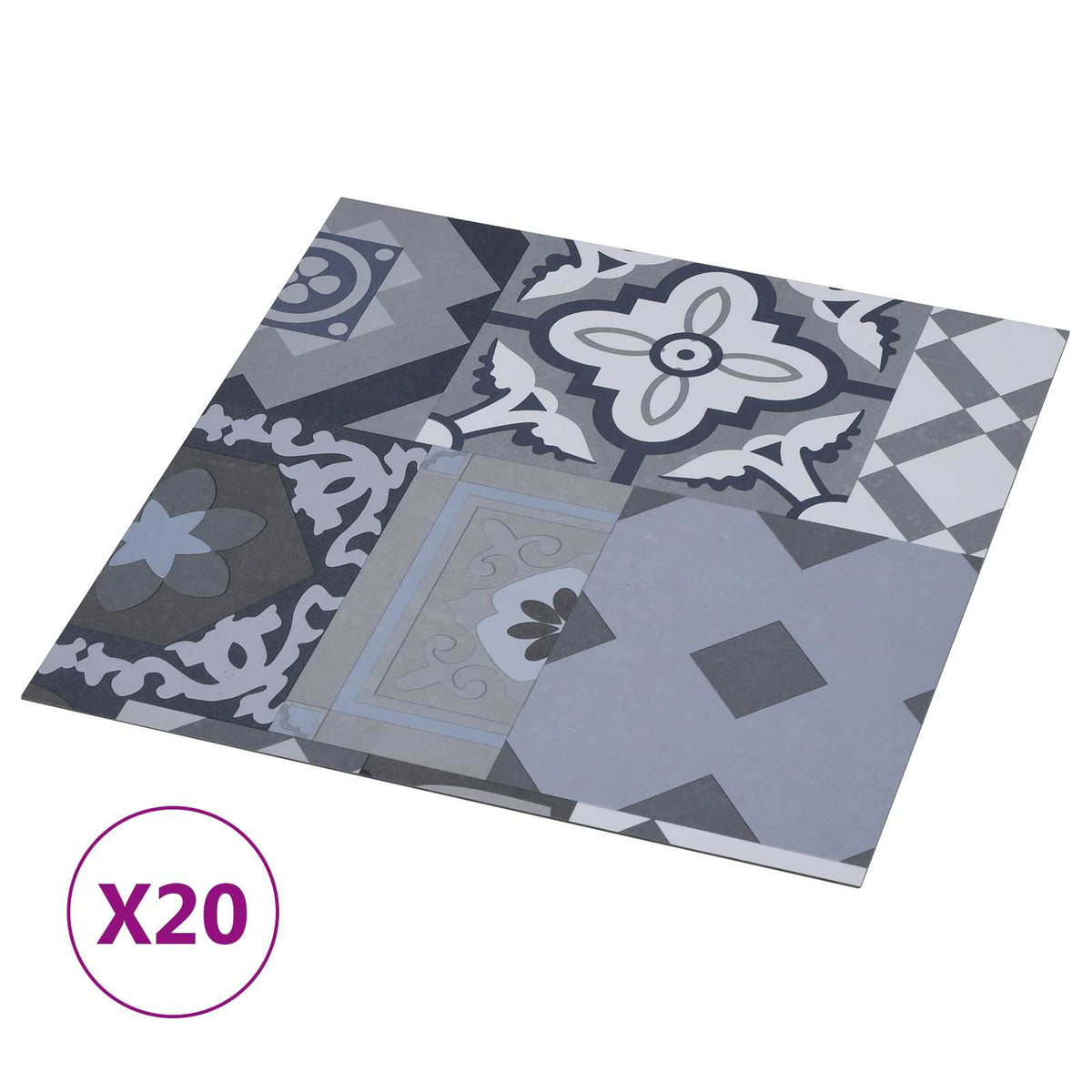 Samoljepljive Pločice za Pod 30,5 x 30,5 cm 20 pcs PVC