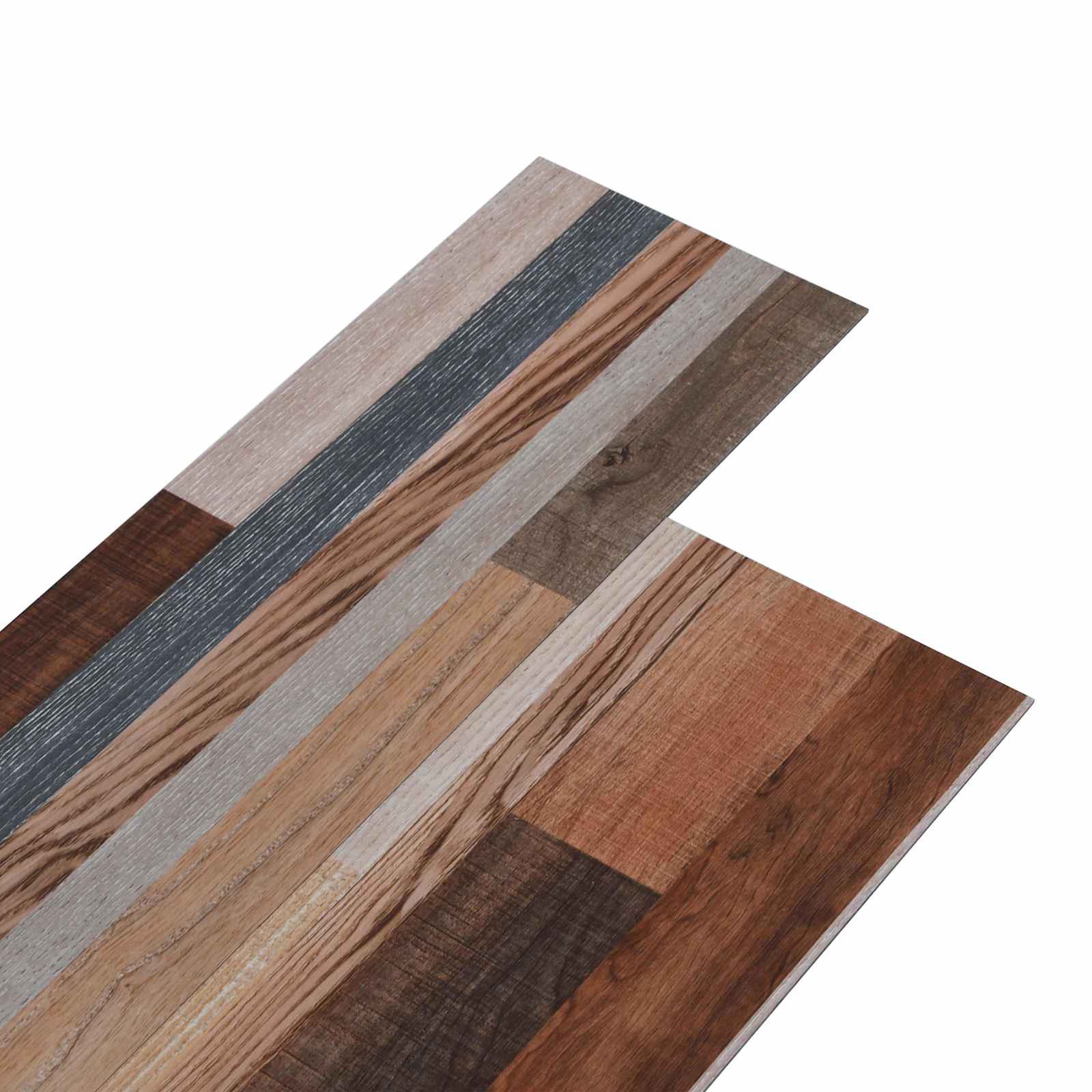 Samoljepljive PVC podne daske 30,5 x 61 cm 28 pcs PVC Šareni
