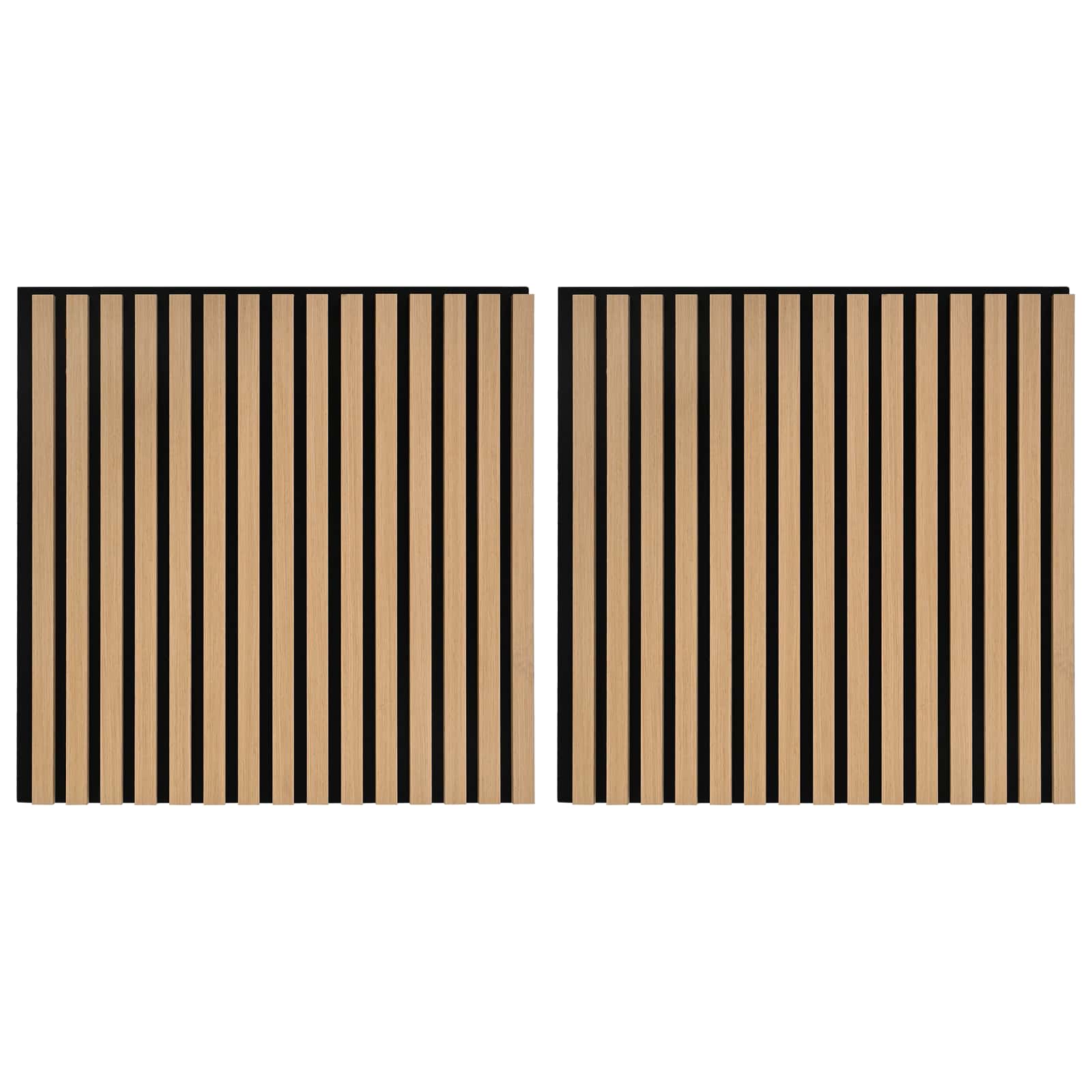 Zidne panele 2 pcs Prirodna 60,5 x 60 cm